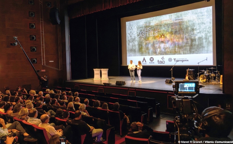 30è Concurs de Castells: es va presentar al Teatre Tarragona