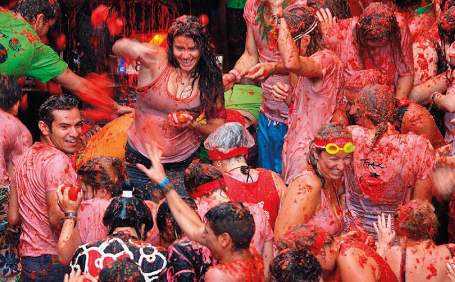 La 75a Tomatina de Buñol