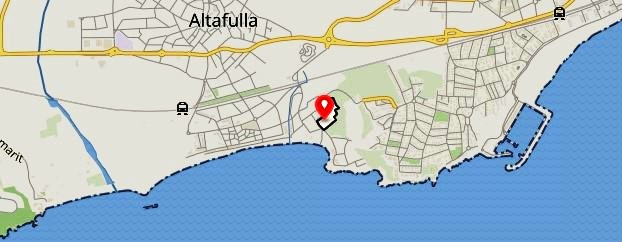 Altafulla i la Vila Romana dels Munts - mapa