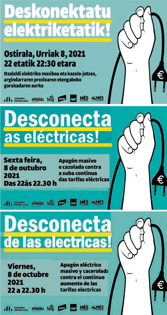 Apagada elèctrica el 8 d'octubre 