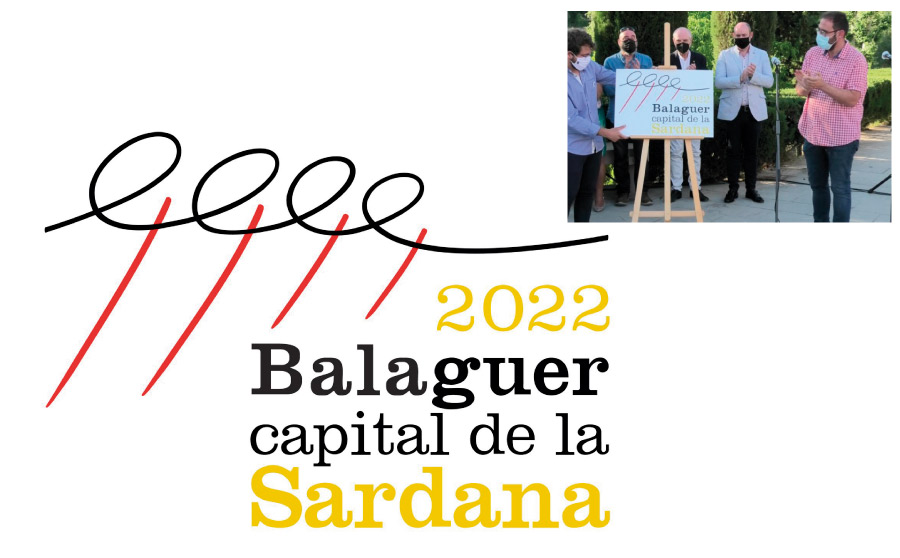 Balaguer presenta el seu logotip com a Capital de la Sardana 2022