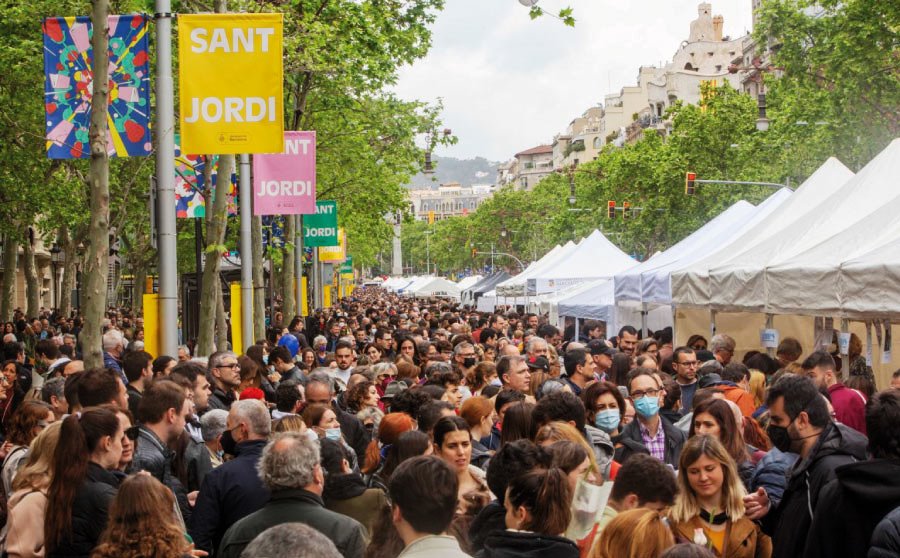 Balanç positiu de la Diada de Sant Jordi