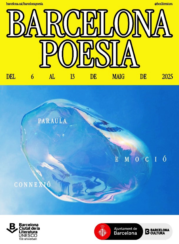 Barcelona Poesia, la força de la paraula, del 6 al 13 de maig