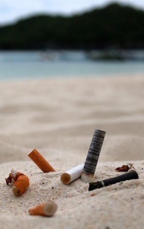 Campanya contra contaminacio per cigarrets