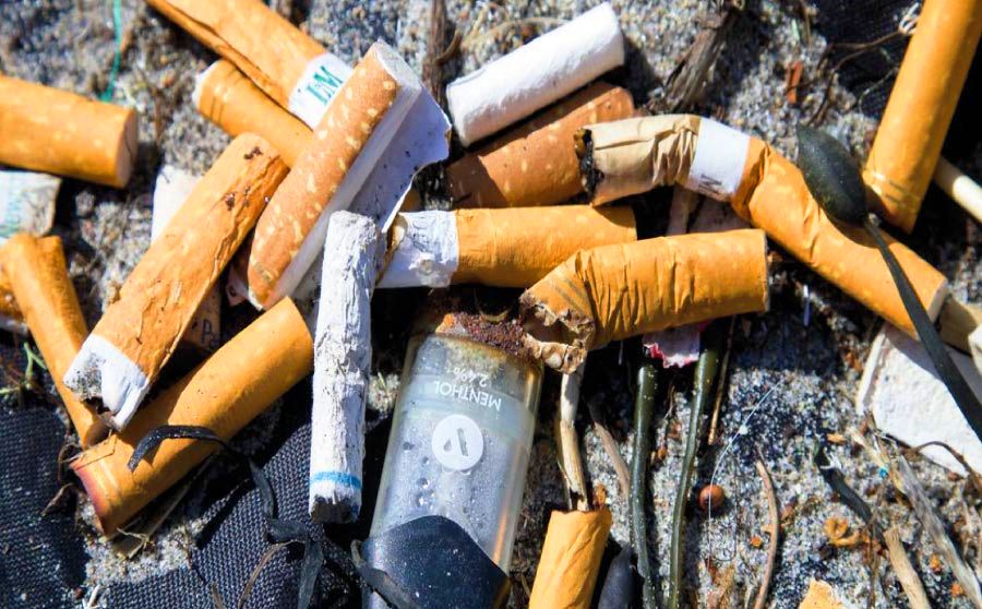 Campanya contra la contaminació per cigarrets