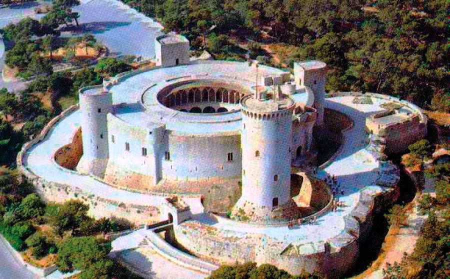 Castillo circular de Bellver en Palma