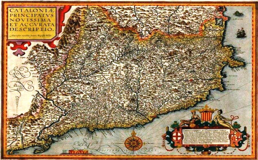 Cataluña y la distribució territorial
