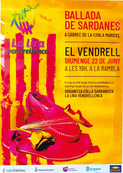 Colla Sardanista Lira Vendrellenca Cartell