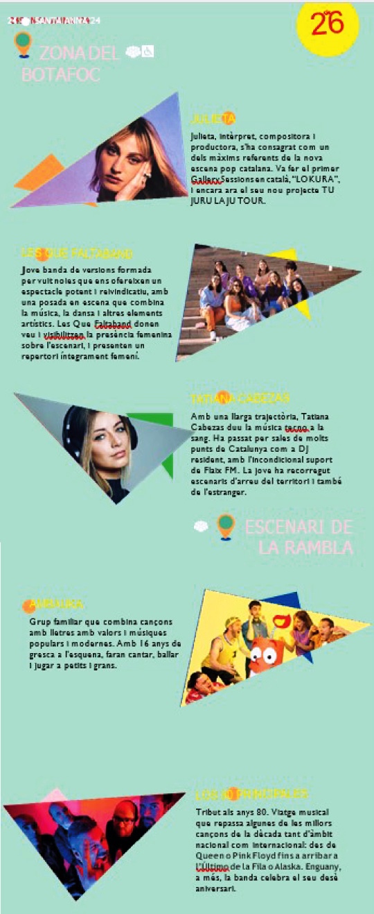 Diada de Santa Anna de la Festa Major al Vendrell amb música
