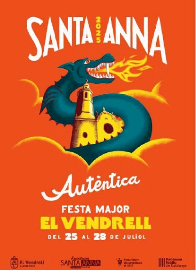 Festa Major del Vendrell 2025 cartell 