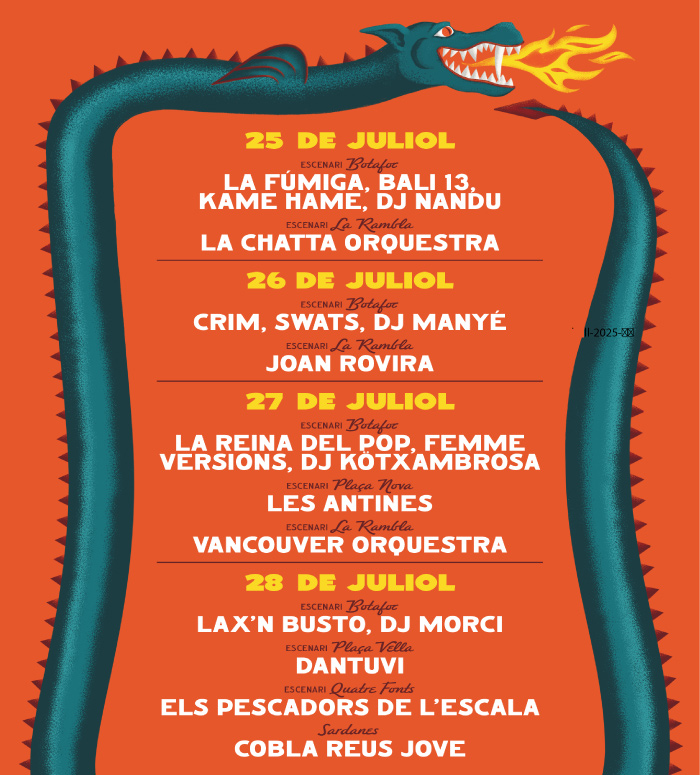 Festa Major del Vendrell 2025 musical