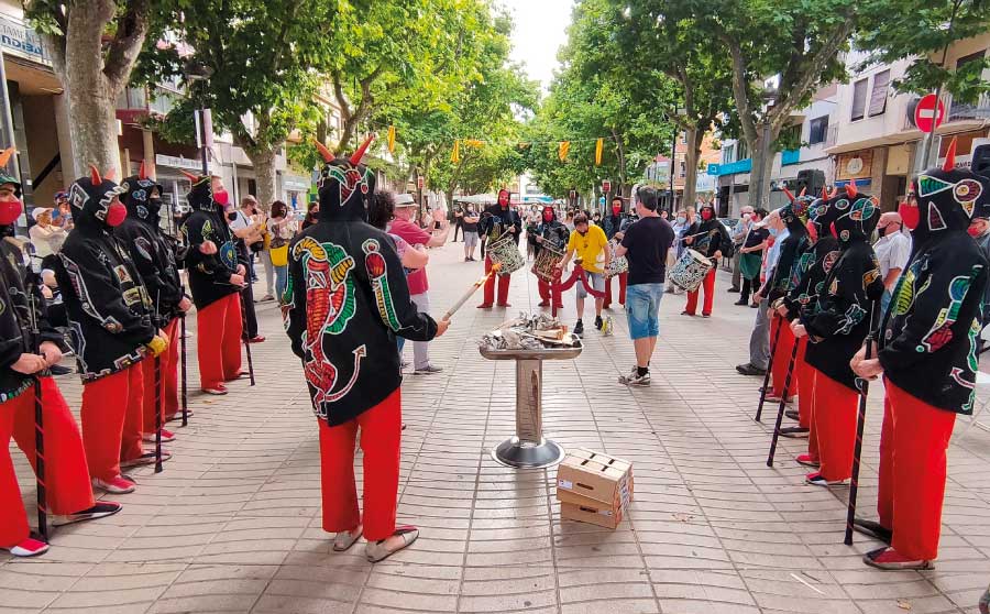 Flama del Canigo en el Vendrell