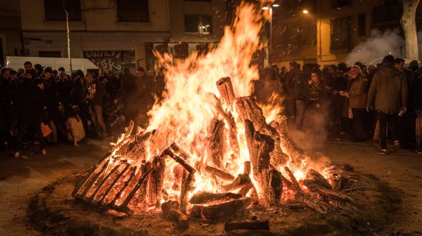 Foguerons Sant Antoni sa Pobla a Gracia - fogueres