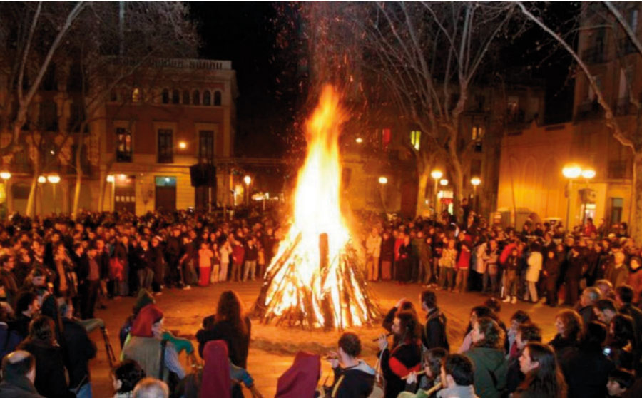 Foguerons de Sant Antoni de sa Pobla en Gràcia