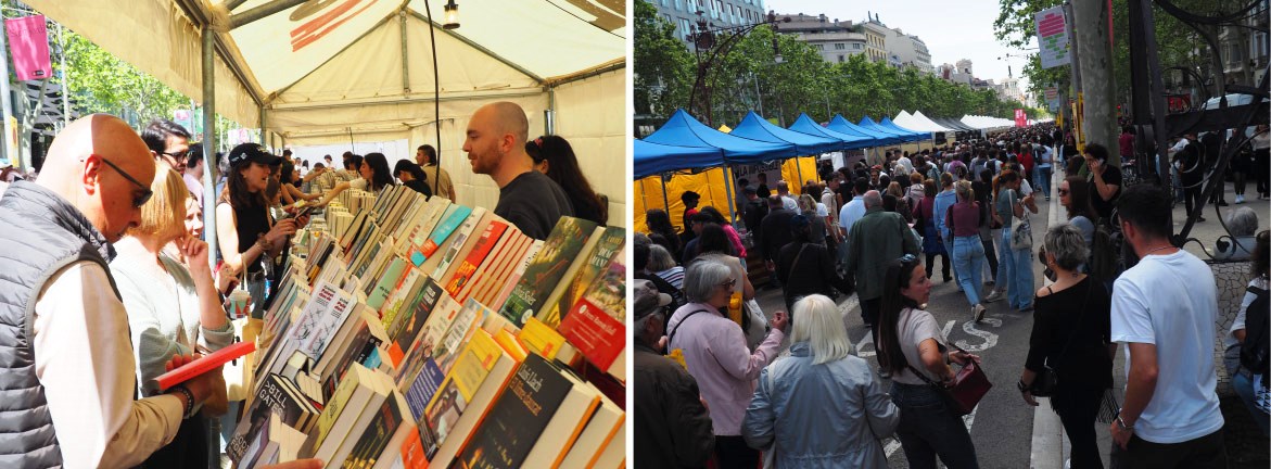 Gran diversitat de titols venuts per Sant Jordi 2025