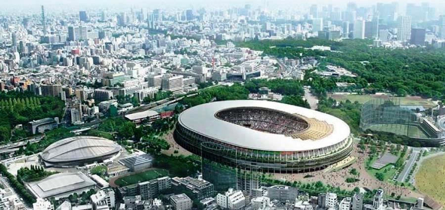 Estadio Tokio para Juegos Olímpicos Tokio 2021
