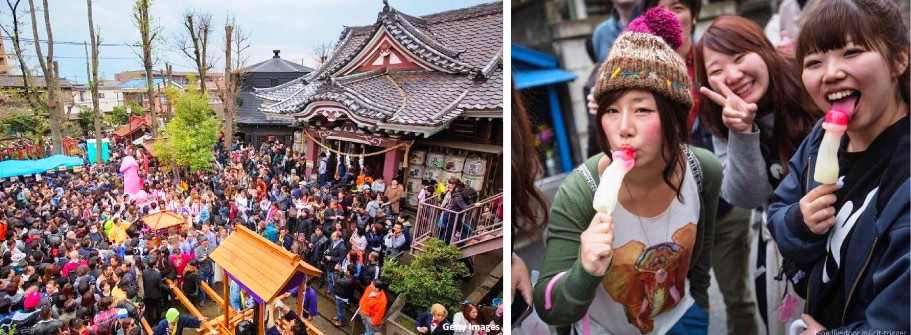 Kanamara Matsuri - abril art erotic japones a Kawasaki