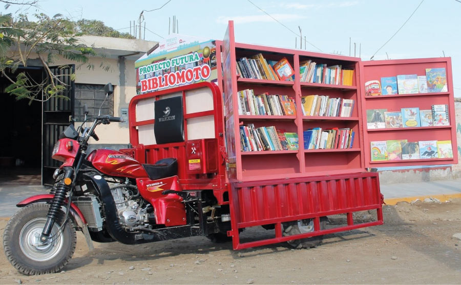 La creatividad alrededor de los libros y la lectura