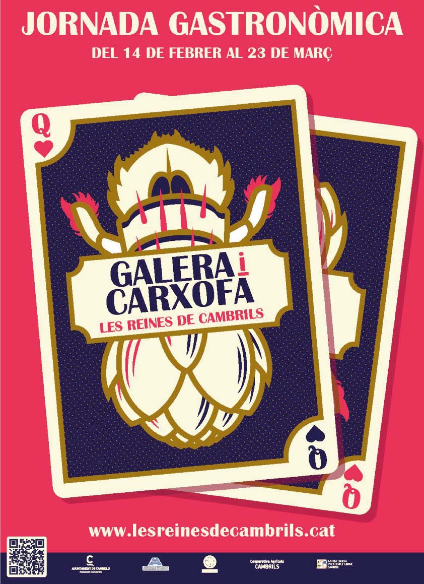 Les Reines de  Cambrils: Galera i Carxofa - cartell