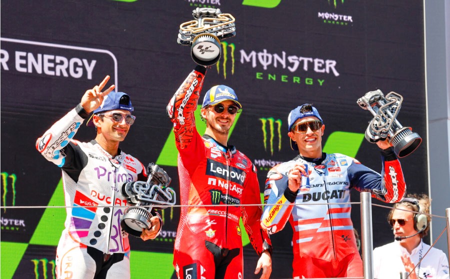 MOTOGP Circuit Barcelona-Catalunya, podi Gran Prix Monster Energy de Catalunya