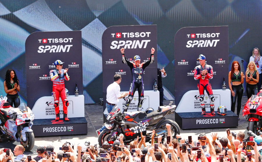 MOTOGP Circuit Barcelona-Catalunya, podi "Sprin Race" 