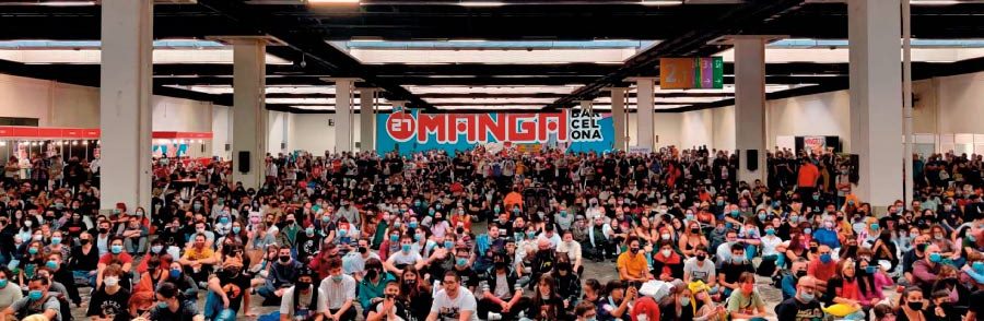 Manga Barcelona 2021 "ple de gom a gom" 122.000 visitants