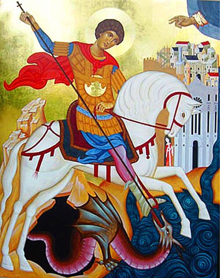 Llegenda de Sant-Jordi, el drac i la princesa-
