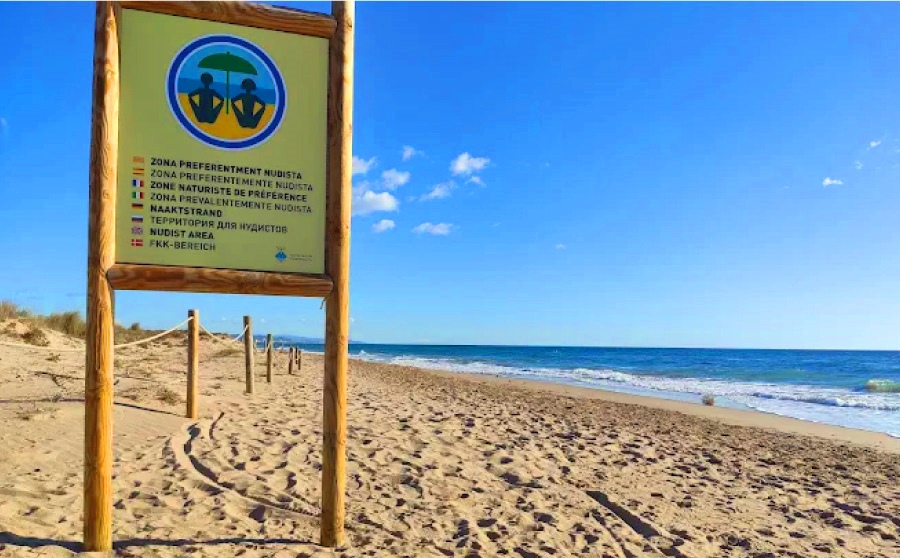 Naturismo y nudismo, espacios en Cataluña