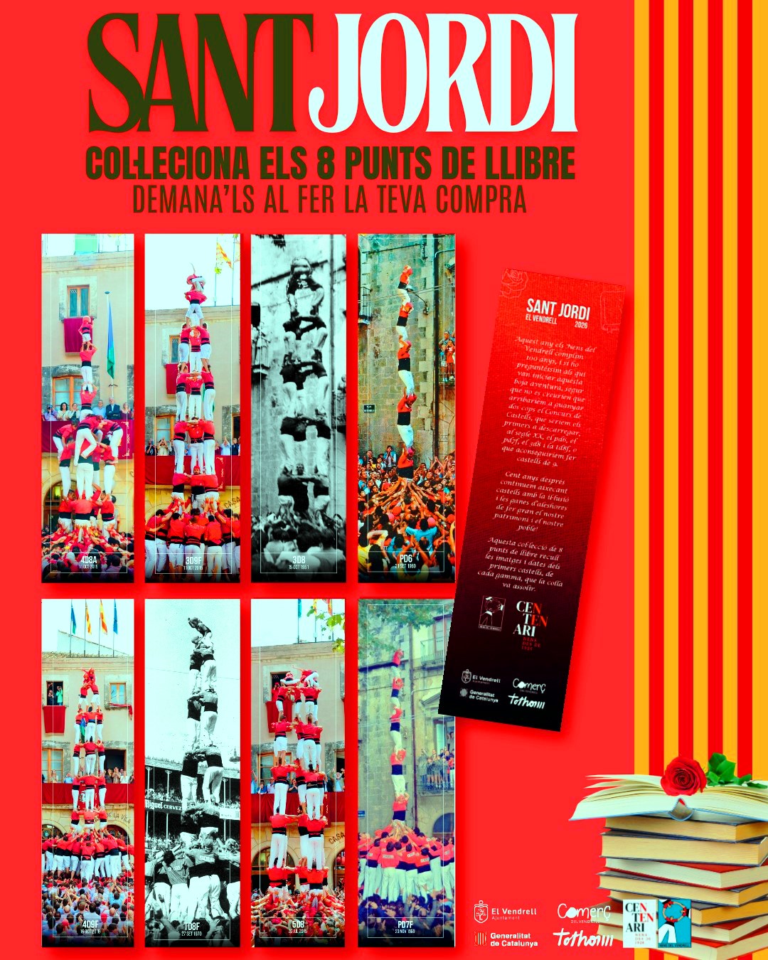 Nens del Vendrell, per el Centenari un llibre i 8 punts de llibre