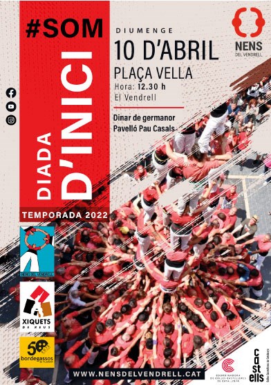 Nens Vendrell fent pinya 2022