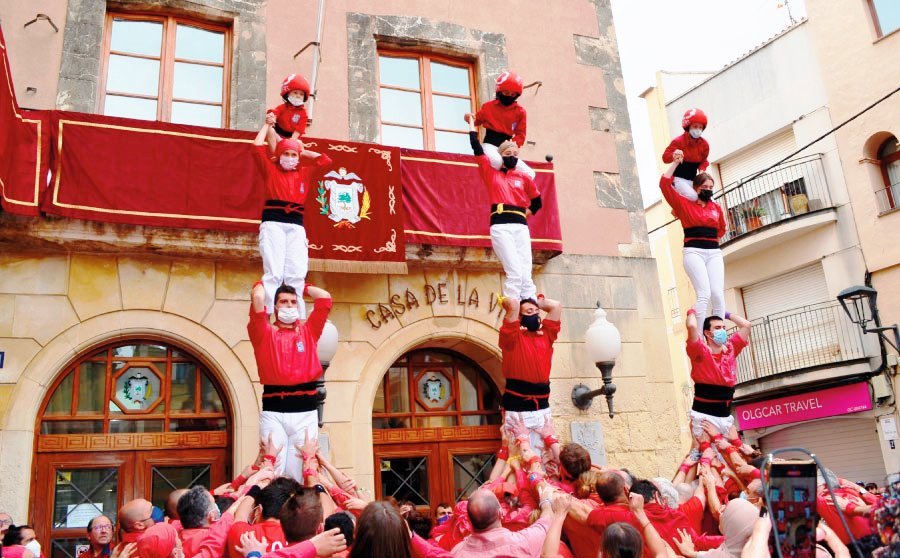 Nens del Vendrell, fent pinya el 2022