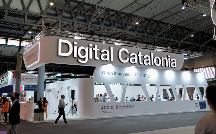 Parlem a l'estand de Catalunya al Mobile World Congress 2022