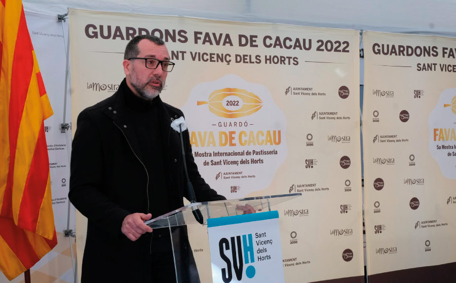 L'Alcalde de Sant Viçents dels Horts i lliurament dels Premis Fava de cacau 2022