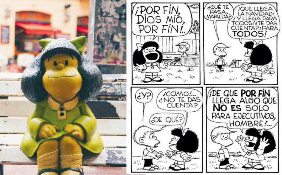 Qui no coneix a Mafalda?
