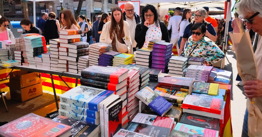 Record de participacio i vendes Sant Jordi 2025