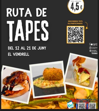 Ruta de Tapes 2025 El Vendrell - cartell