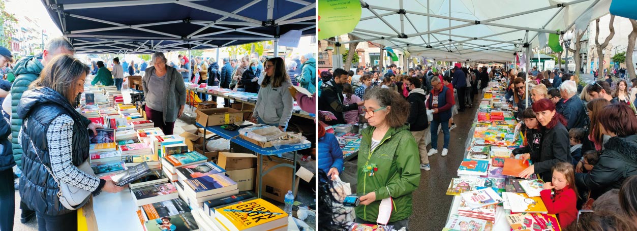 Sant Jordi 23 abril del 2025 mes llibres i roses