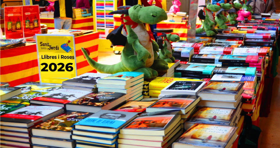 Sant Jordi 2026 - espais arreu de Catalunya - 23 abril