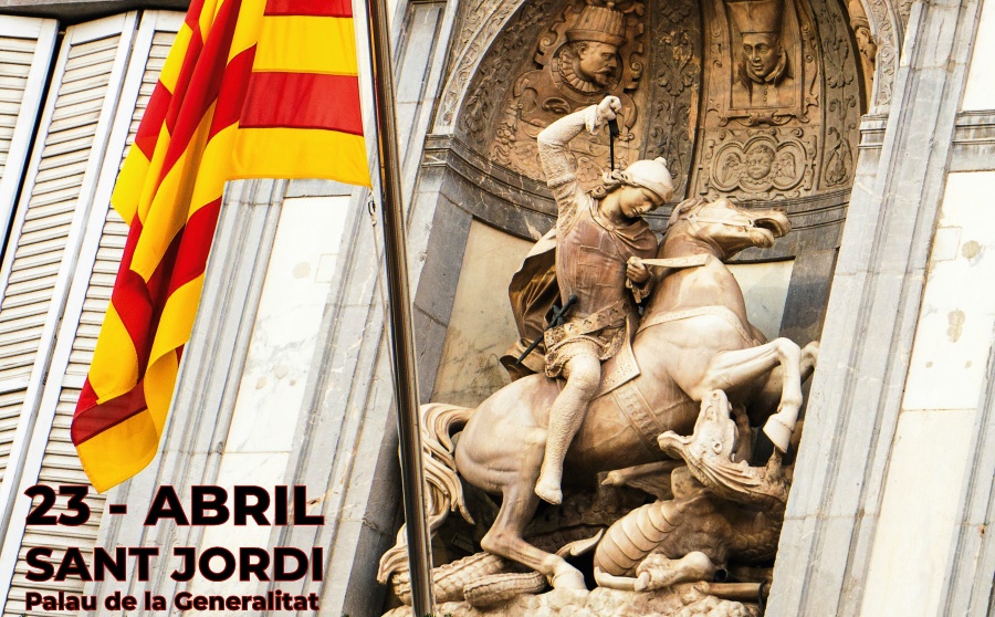 Sant Jordi con más espacio en toda Cataluña: 23 de abril