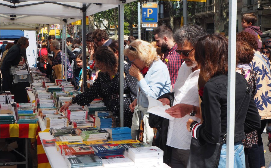 Sant Jordi se acerca, el 23 de abril, libros y rosas