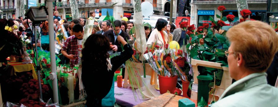 Torna la Diada de Sant Jordi, llibres i roses
