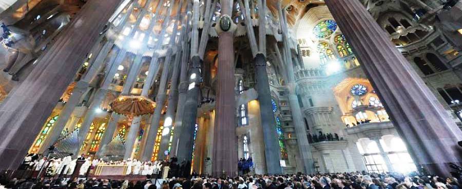 La Sagrada Família d'Antonio Gaudí a Barcelonna