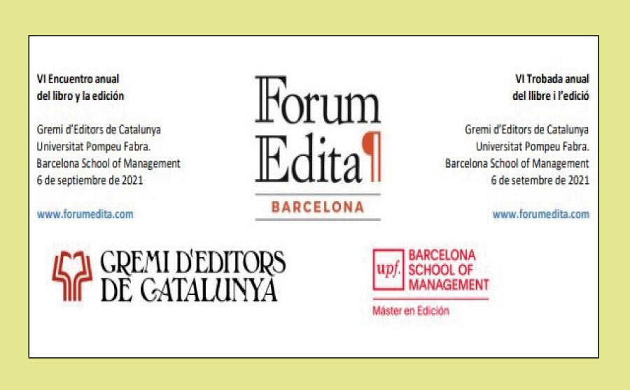 VI Fórum Edita: Barcelona, 6 y 7 de septiembre