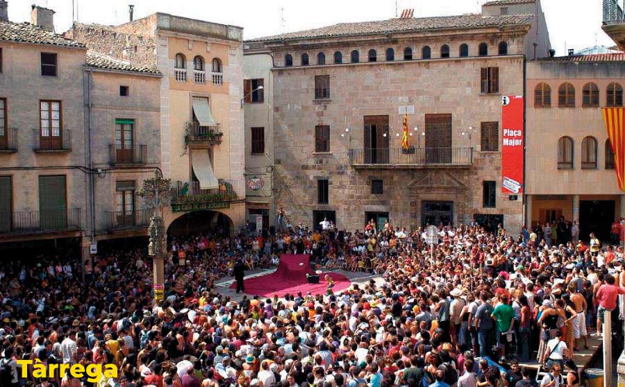 Visita Lleida la "Terra Ferma" Tàrrega