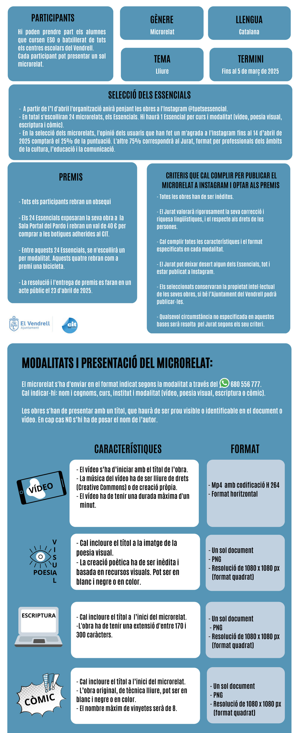 "Tu ets essencial" Concurso de microrelatos 2025