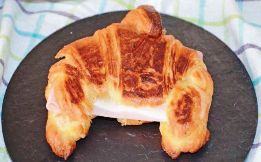 Para una buena merienda "croissants mediterráneos"