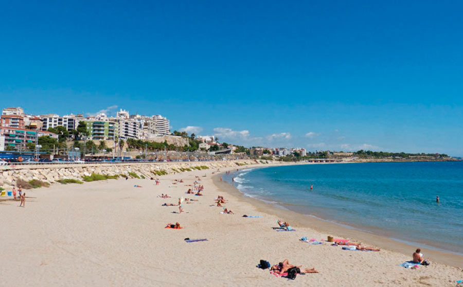 La costa daurada, litoral de Catalunya