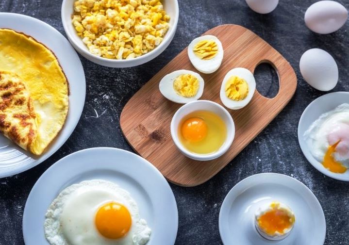 comer sano con huevos