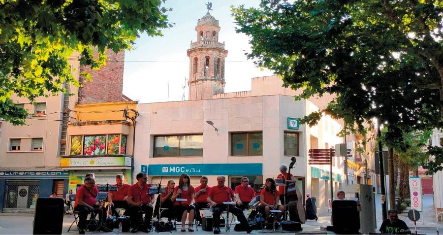 Primera Ballada d'estiu a El Vendrell - cobla