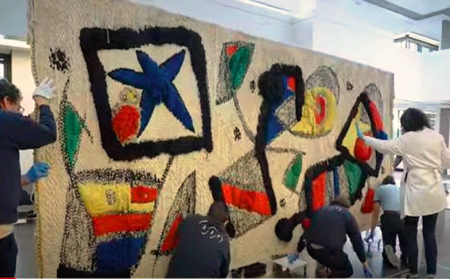 Tapís monumental de Joan Miró i Josep Royo